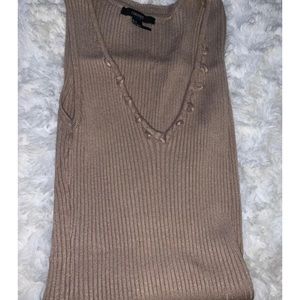 Forever 21 Tan Bodycon Dress